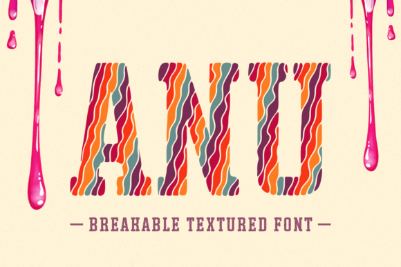 Anu: A Wild Display Font with Amazing Texture