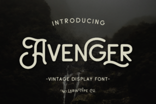 Avenger: A Bold and Charismatic Display Font for Creative Projects