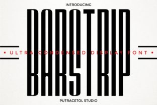 Barstrip: A Purpose-Built Ultra Condensed Display Font for High-Impact Visual Identity