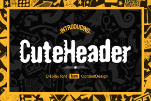 Cute Header: A Fun and Elegant Script Font for Creative Expression