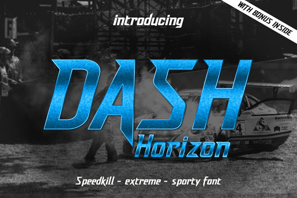 Dash Horizon: A Bold, Sporty Font for Dynamic Designs
