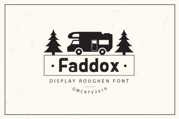Faddox: A Bold, Retro-Inspired Font for Modern Design