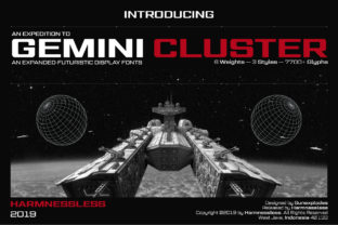 Gemini Cluster - Expanded Fonts