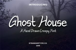 Ghost House: A Creepy Font for Horror Ambiance in Design