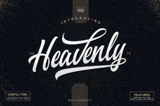 Heavenly: A Script Font with Flowing Personality