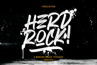 Herdrock: A Supercharged Brush Font for Real-World Creative Work