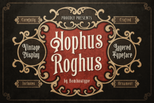 Hophus Roghus: A Magical Font for Halloween and Circus Themes