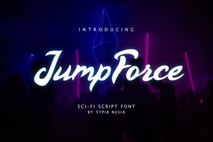 Jump Force: A Bold Display Font for Creative Projects