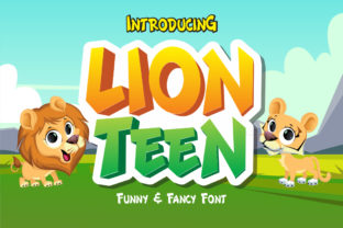 Lion Teen: A Playful Font for Creative Projects