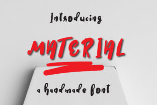 Material: A Bold and Eye-Catching Display Font for Standout Designs
