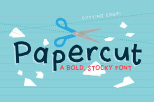 Papercut: A Bold, Quirky Font for Creative Expression