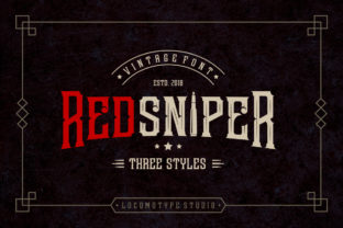Redsniper: A Vintage Font with Timeless Appeal