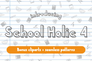 School Holic 4: A Whimsical Font for Kid-Friendly School Projects