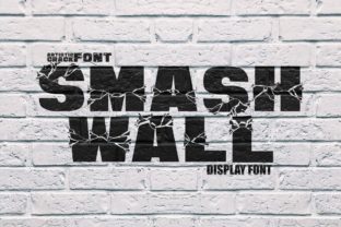 Smash Wall: A Bold, Splattered Font for Modern Design