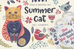 Summer Cat: A Whimsical Font That Captures the Spirit of Scandinavian Design
