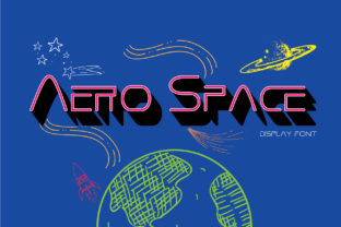 The Aero Space Font: A Retro-Futuristic Design Tool for Modern Creatives