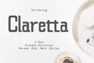 The Claretta Family: A Futuristic Font for Modern Creativity