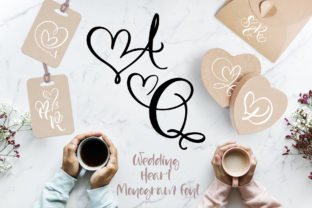 Wedding Heart: A Romantic Font for Creative Projects